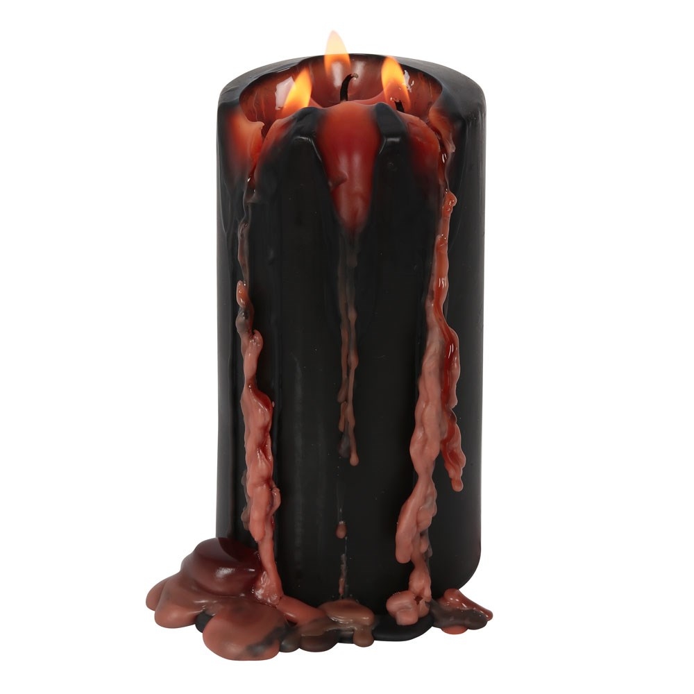 Something Different - Large Vampire Blood Pillar Candle - Multicolours